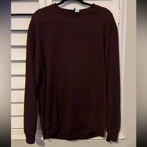 Divided by H&M Maroon Crewneck Sweatshirt